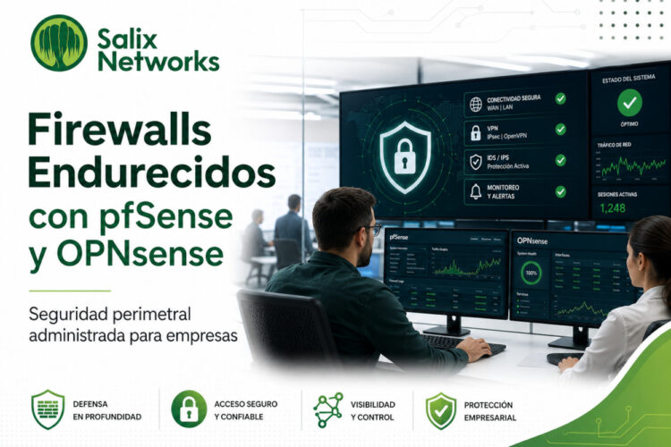 Firewalls endurecidos pfSense y OPNsense | Salix Networks